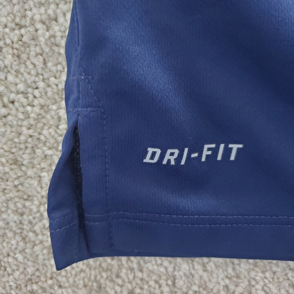 Nike Men's Polo Shirt Size XL Blue Dri-Fit White Accent - Picture 7 of 14